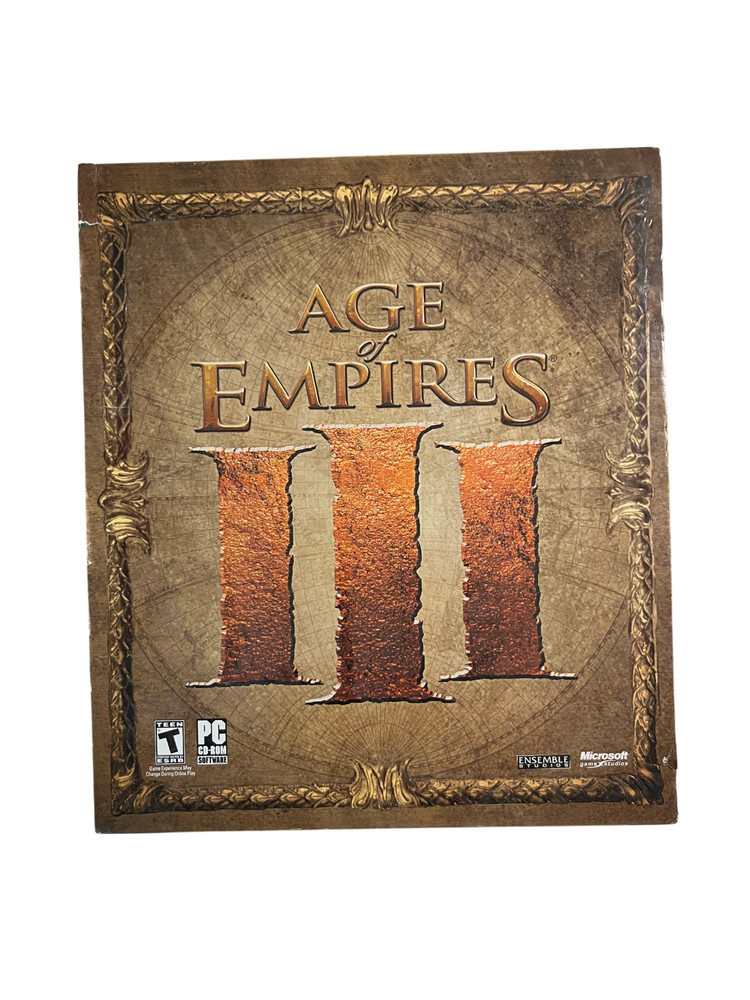 AGE OF EMPIRES 3 COLLECTOR'S EDITION PC Big Box COMPLETE SET