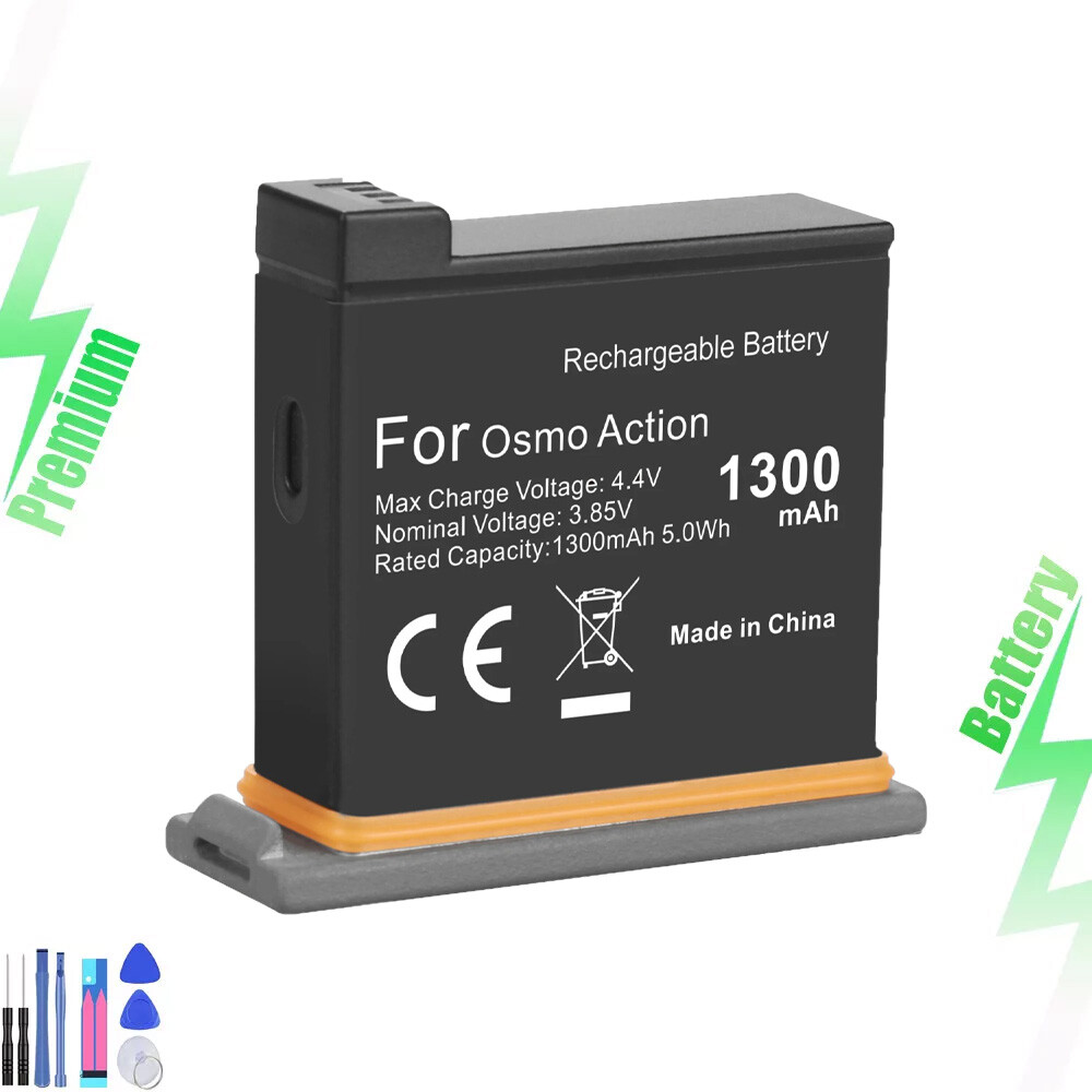 3.85V 1300mAh Replacement Battery Pack for DJI OSMO Action Camera