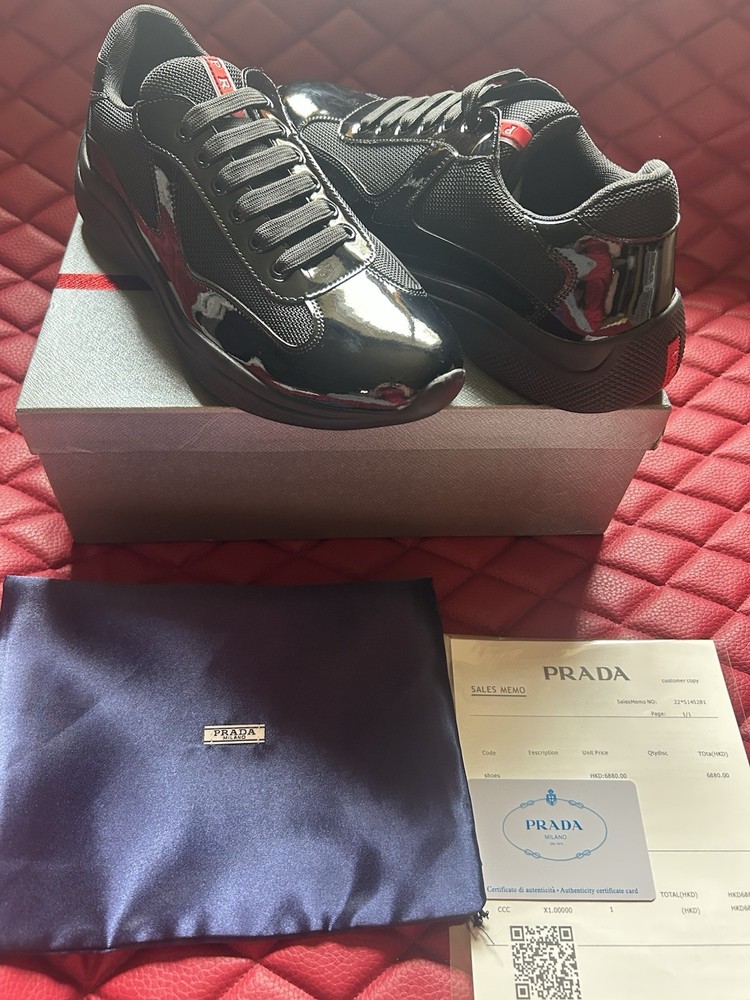 Prada Americas Cups Size 10 Brand New