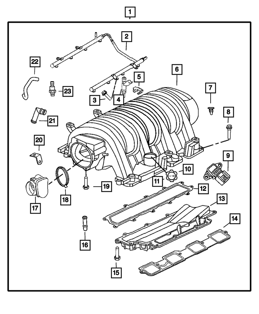 Genuine Mopar 5037503AA Intake Manifold Gasket OEM Quality