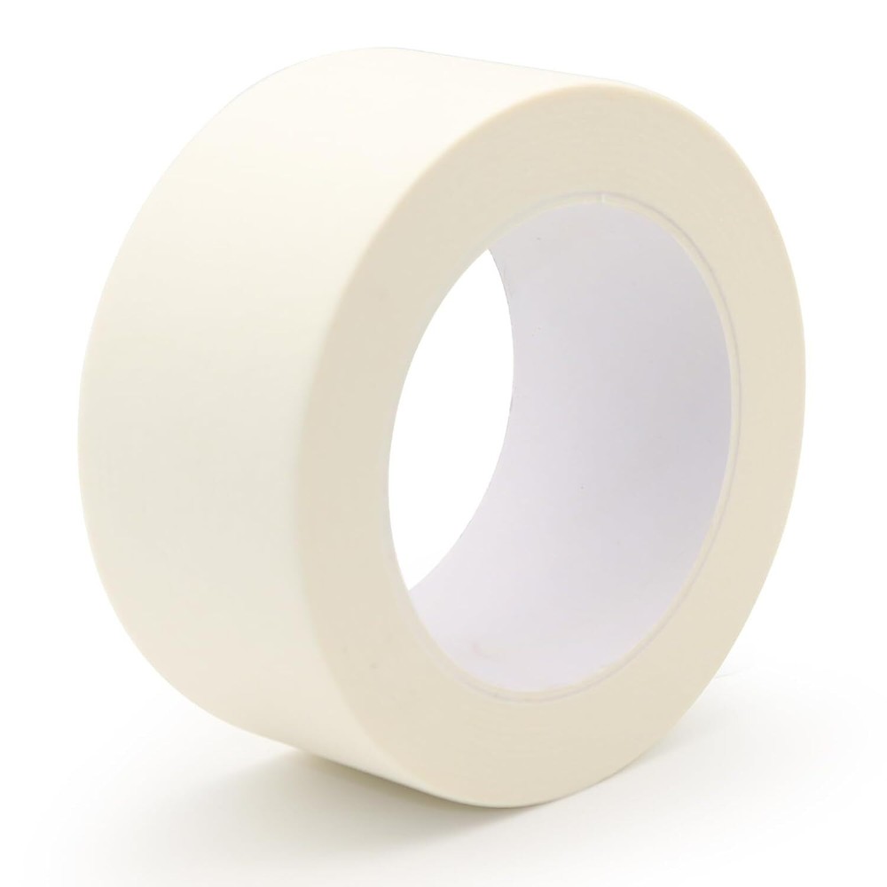Masking Tape 2 inch Wide, Beige White Painters Tape General Purpose Tape for Cra