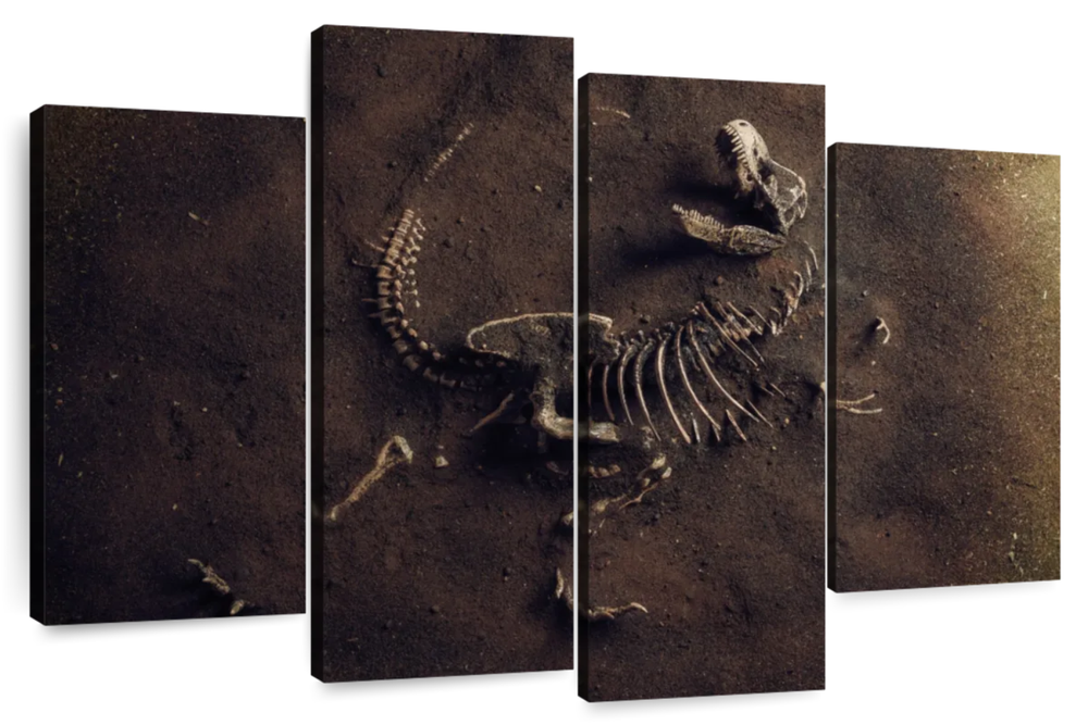 Dinosaur Skeleton Wall Art