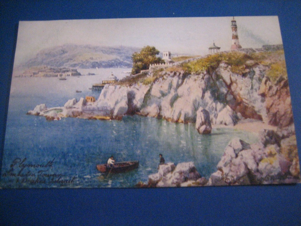 Antique Raphael Tuck Postcard Oilette Series Unposted Colorful Scrapbook Crafts