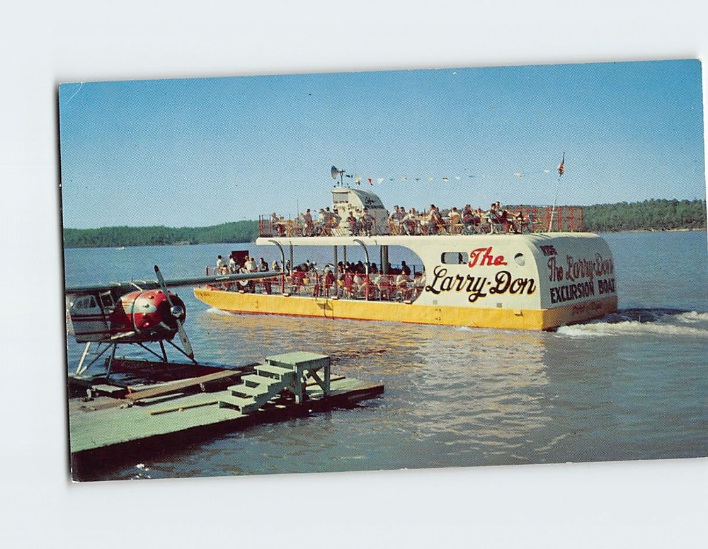 Postcard The Larry Don Bagnell Dam Lake Ozark Missouri USA