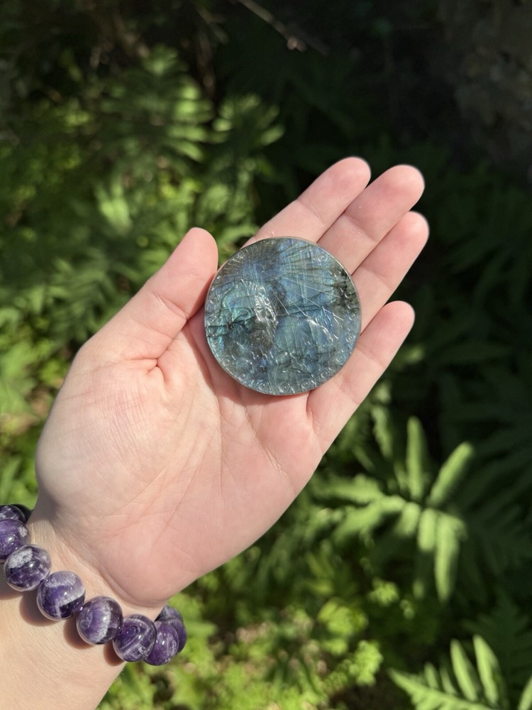 Labradorite Leo Zodiac Carving | Crystals, Astrology, Talisman
