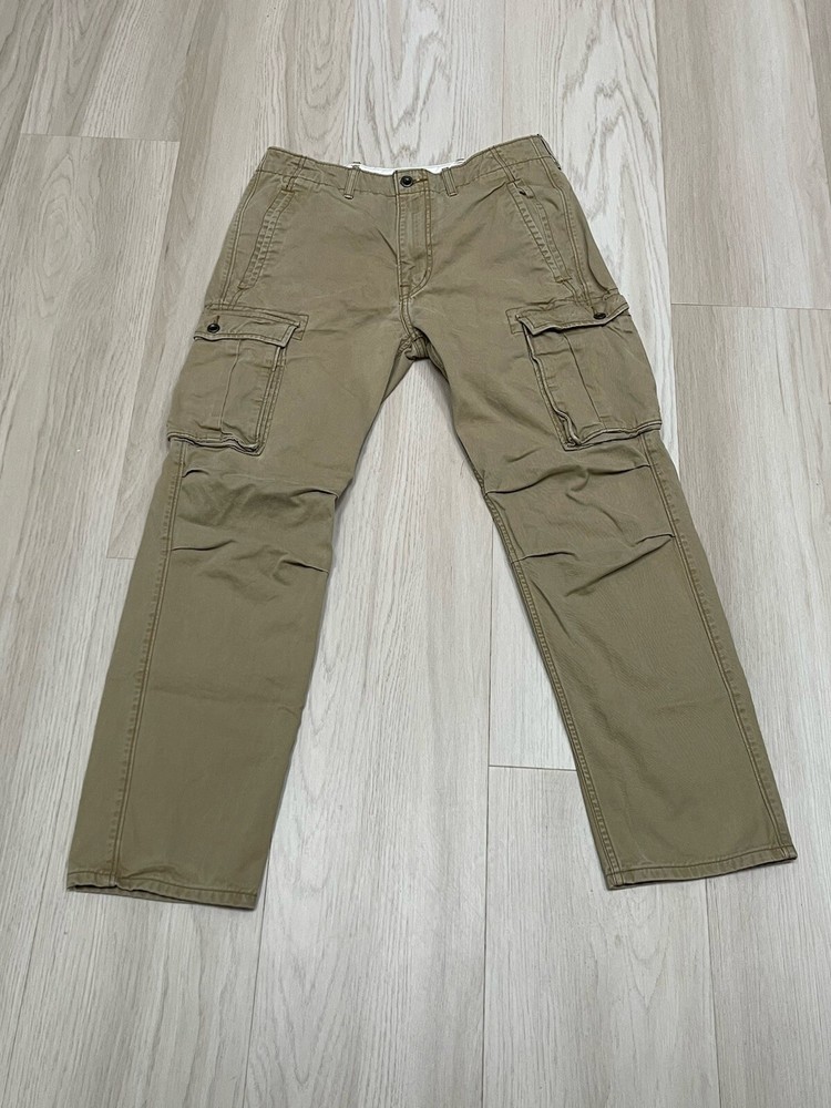 Levi's Cargo Pants Men’s 30x32 Beige Khaki Straight Leg White Tab