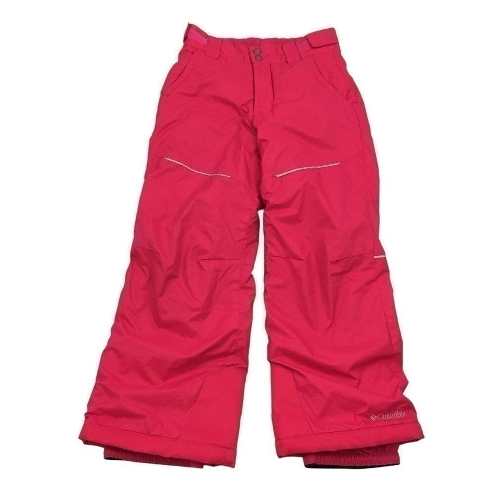Columbia Kids Omni-Heat Pink Snow Ski Pants Size S 8 Warm Artic Trip