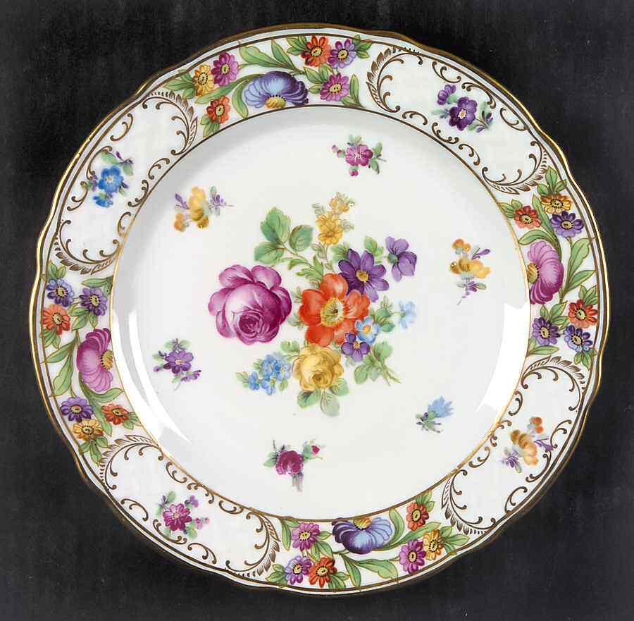 Schumann - Bavaria Empress Dresden Flowers Salad Plate 6545448