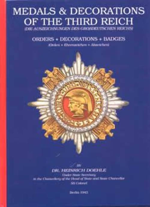 1943 German Third Reich Orders Decoration & Badges Book