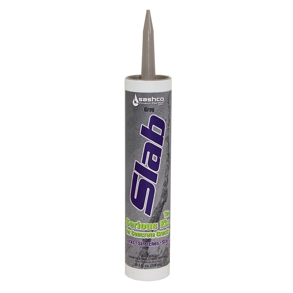 Sashco 10.5 oz Gray Slab Concrete Crack Repair Sealant Cartridge Pack