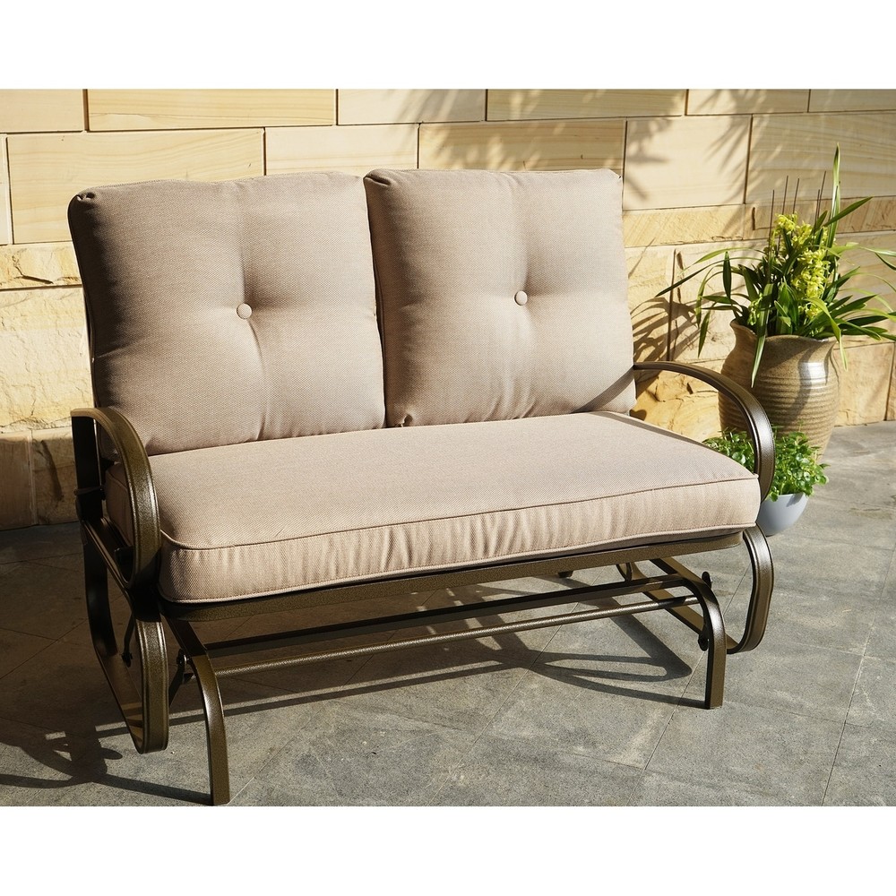 Kozyard Cozy Two Rocking Love Seats Glider Swing