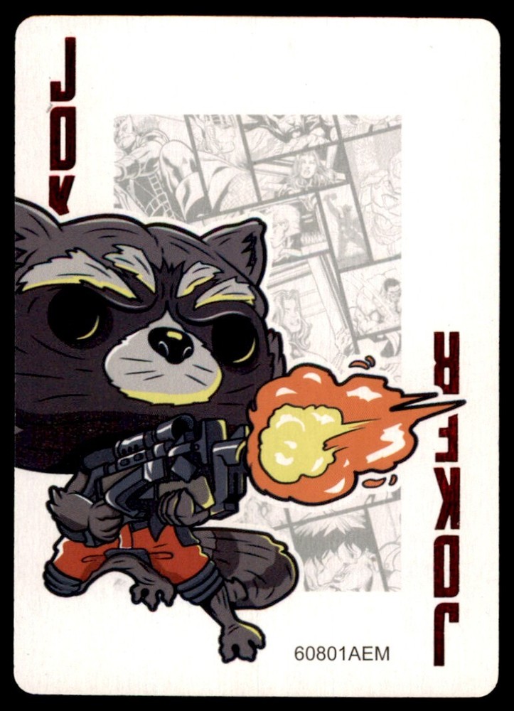 2015 Funko Pop! Marvel Rocket NM Poker Card #JOKER