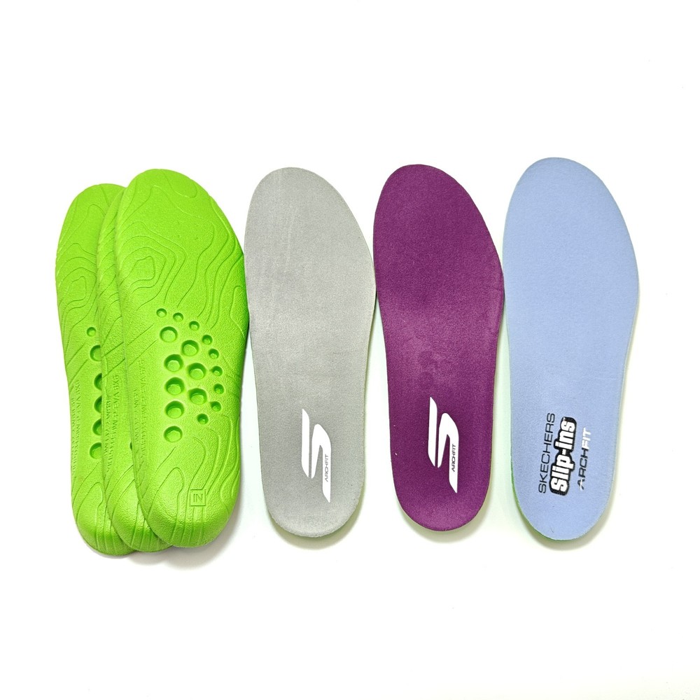 Skechers Air Cooled Arch Fit insert Women' EVA 5-11 Cushion Patent  Insoles