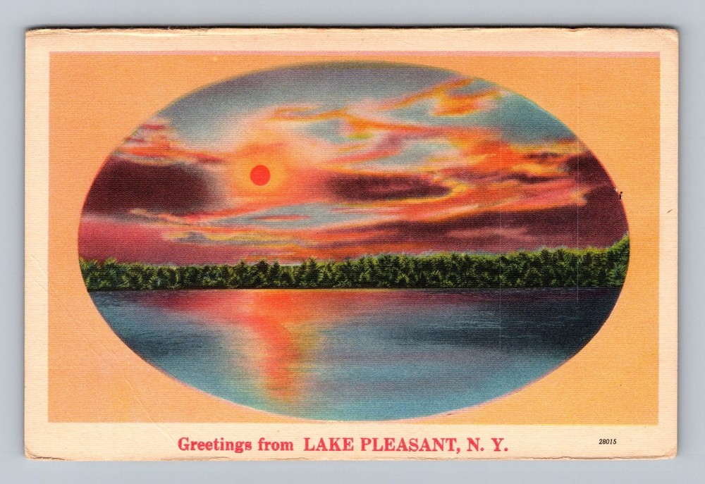 Lake Pleasant NY-New York Scenic General Greetings Vintage Postcard Standard PC