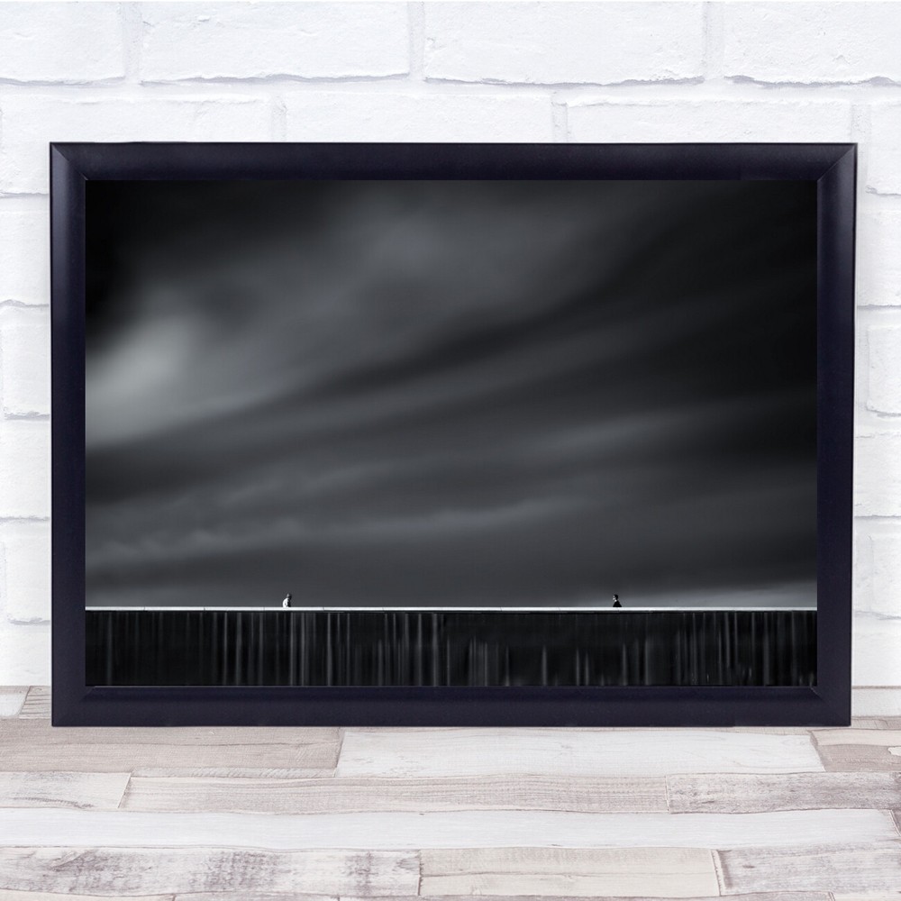 Street Minimalism Minimalistic Head Heads Wall Meeting Wall Art Print