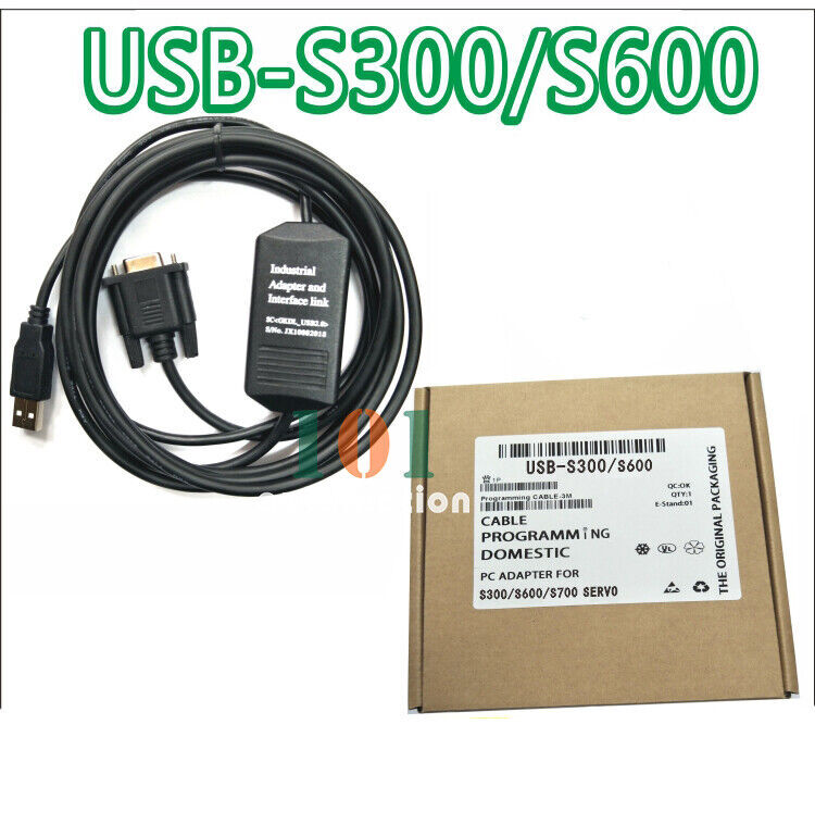 1PCS NEW S300/S600/S700 Series Servo Drive USB Port Debug Download Data Cable #F