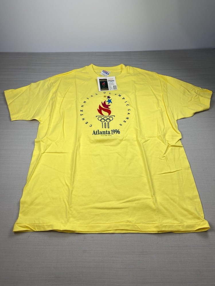 1996 Atlanta Centennial Olympic Games T-Shirt Single Stitch XL New w/ Tag