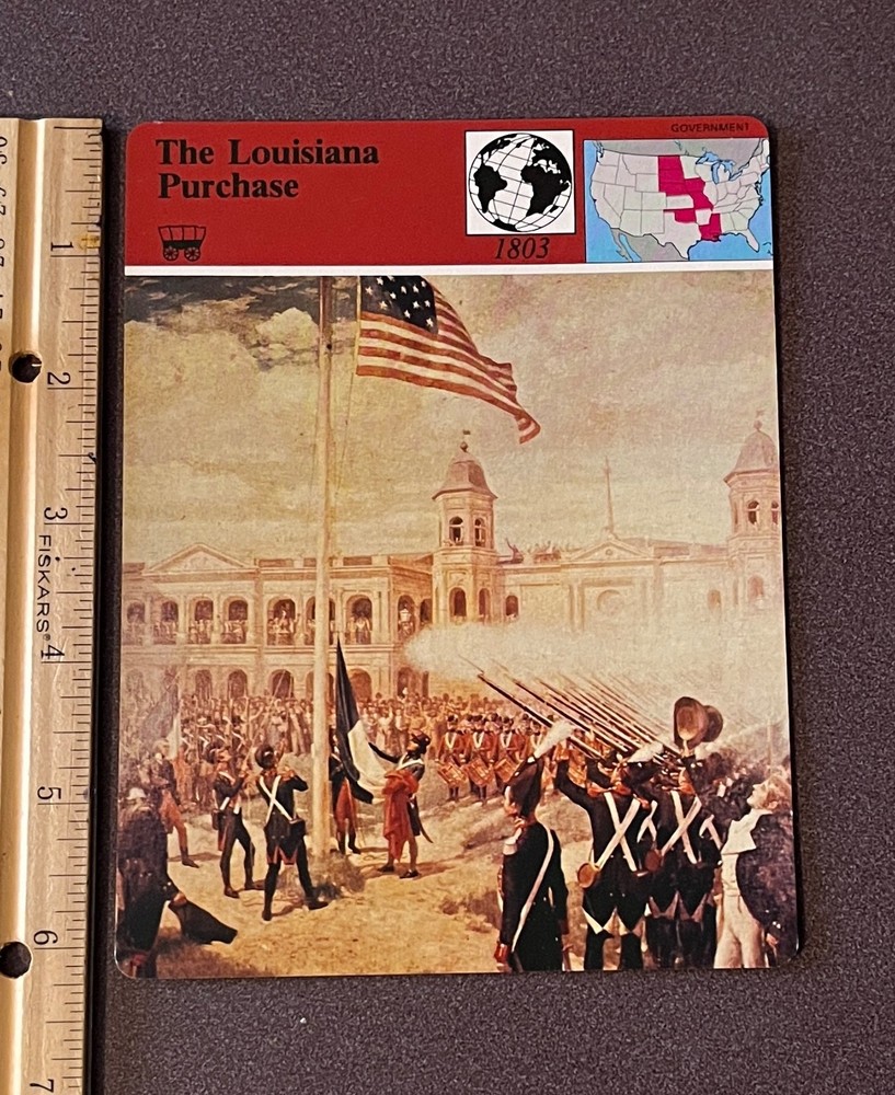 1979 Panarizon The Louisiana Purchase America’s Greatest Bargain 1803 Large Card