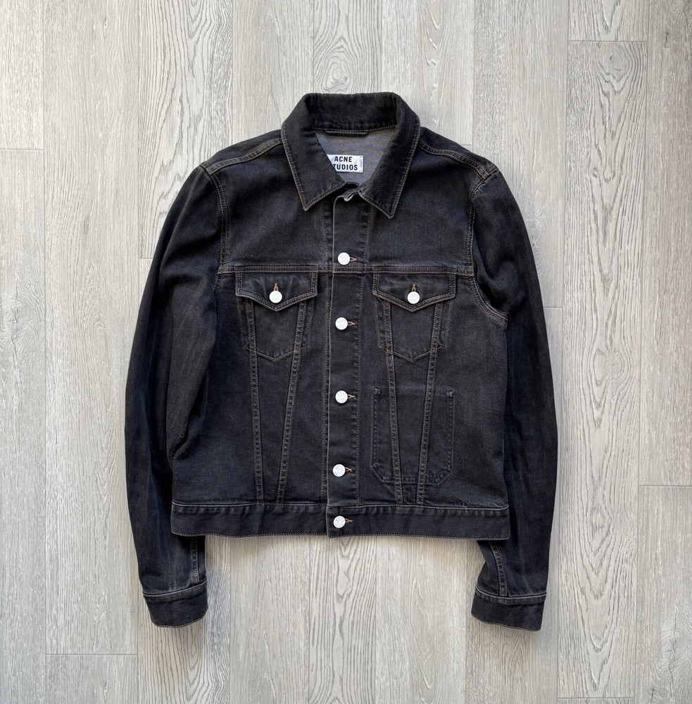 Acne Studios Black Denim Jacket Women Size M