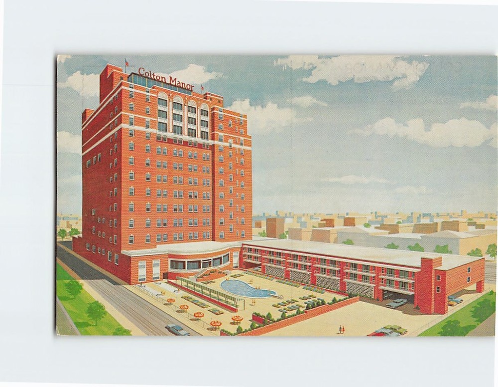 Postcard Colton Manor Hotel & New Motel Atlantic City New Jersey USA
