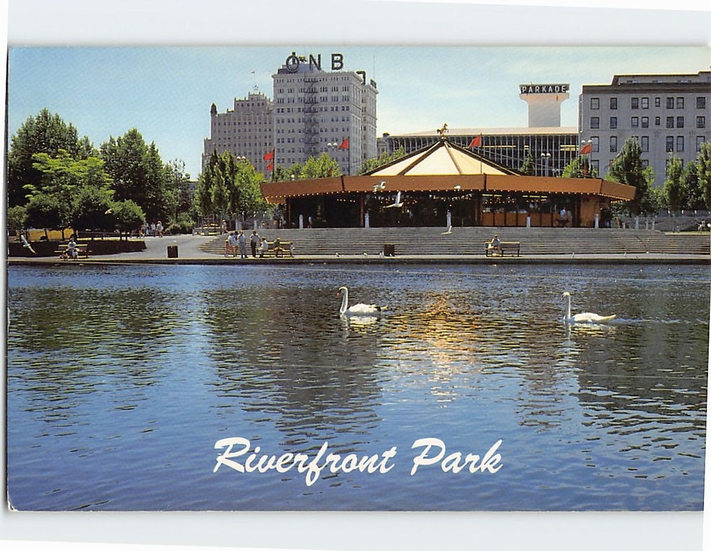 Postcard Riverfront Park Spokane Washington USA