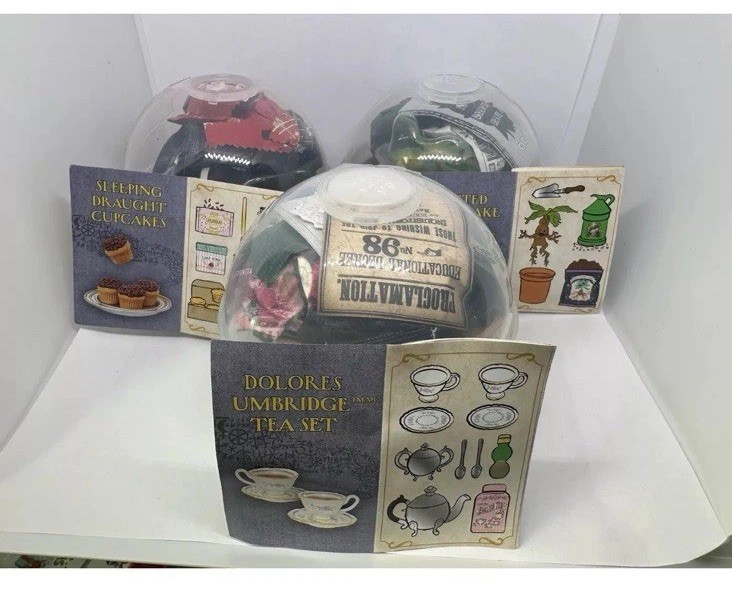 Miniverse Harry Potter Mandrake Tea Cupcakes Complete Set Of Rares