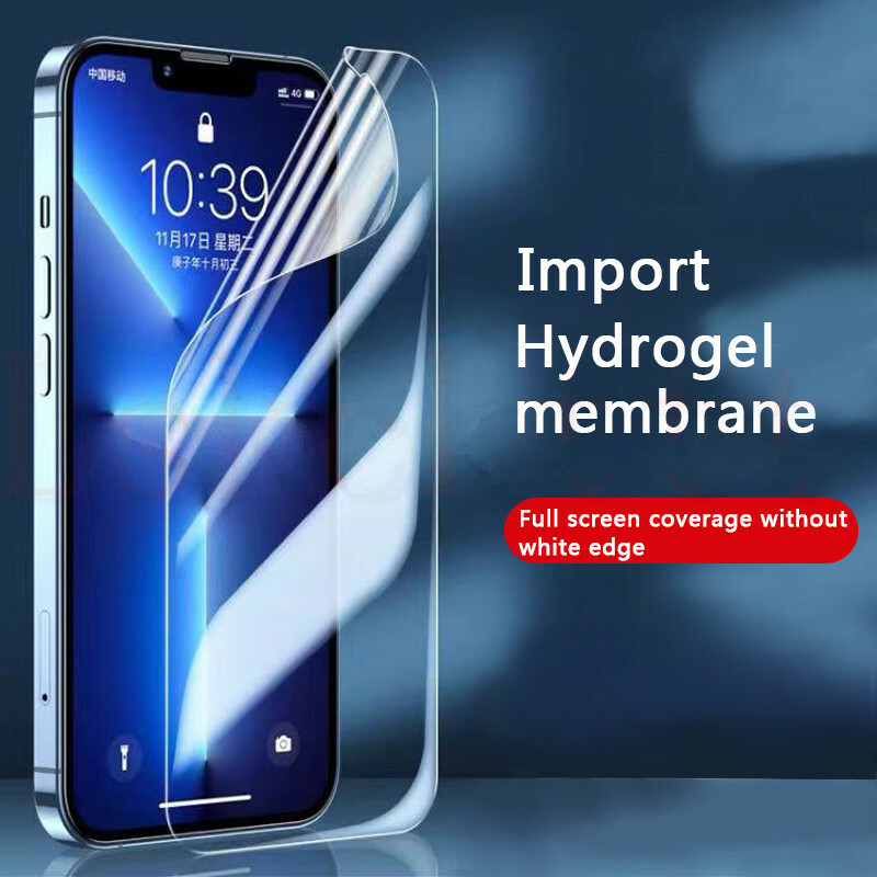 Anti Blue-Ray Screen Protector For iPhone 14 13 12 11 Pro XS XR 7 Hydrogel Film