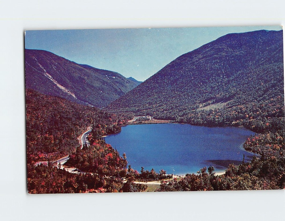 Postcard Echo Lake Franconia Notch New Hampshire USA
