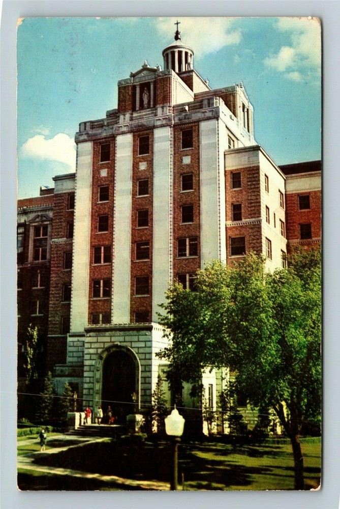 Rochester MN-Minnesota, St. Mary's Hospital, Front View Vintage Postcard