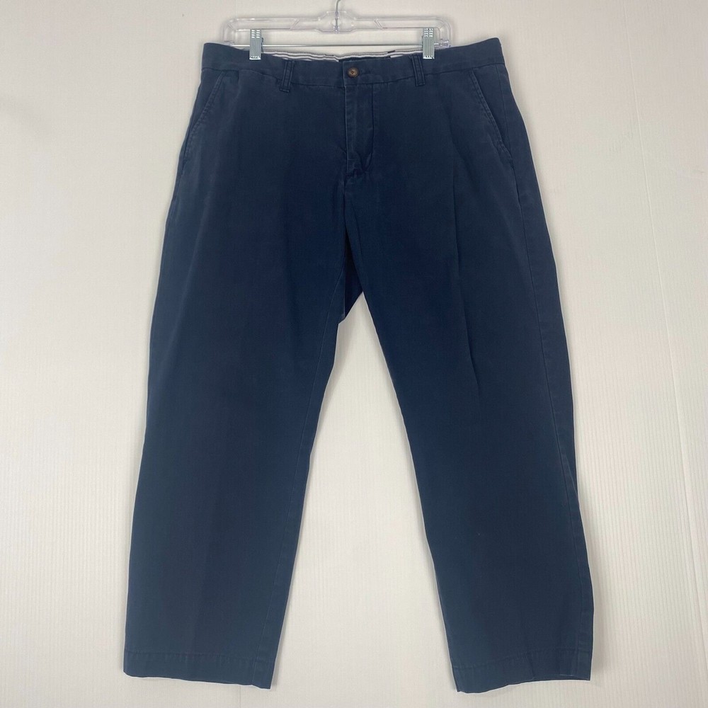 Tommy Hilfiger Men's Navy Tailored Fit Chino Pants 36x30