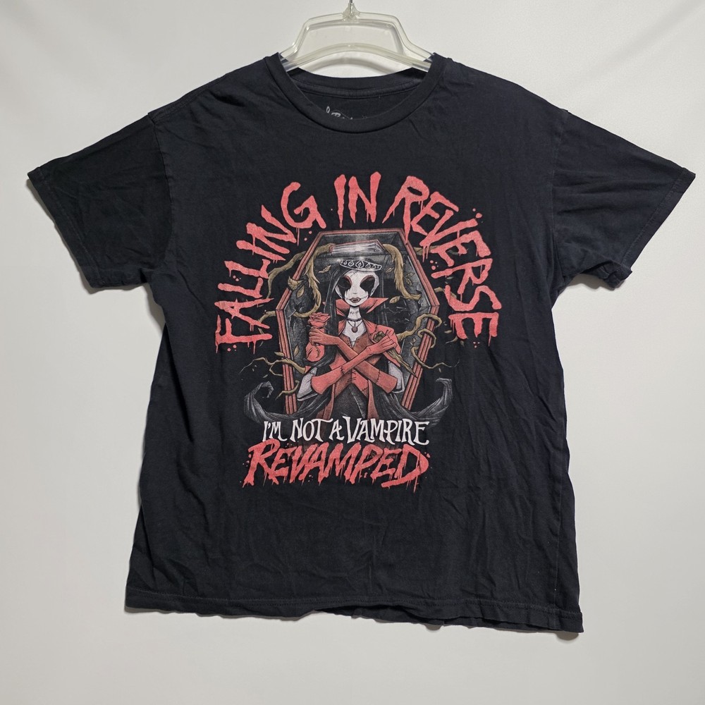Falling In Reverse I'm Not A Vampire Revamped Black Medium T-Shirt