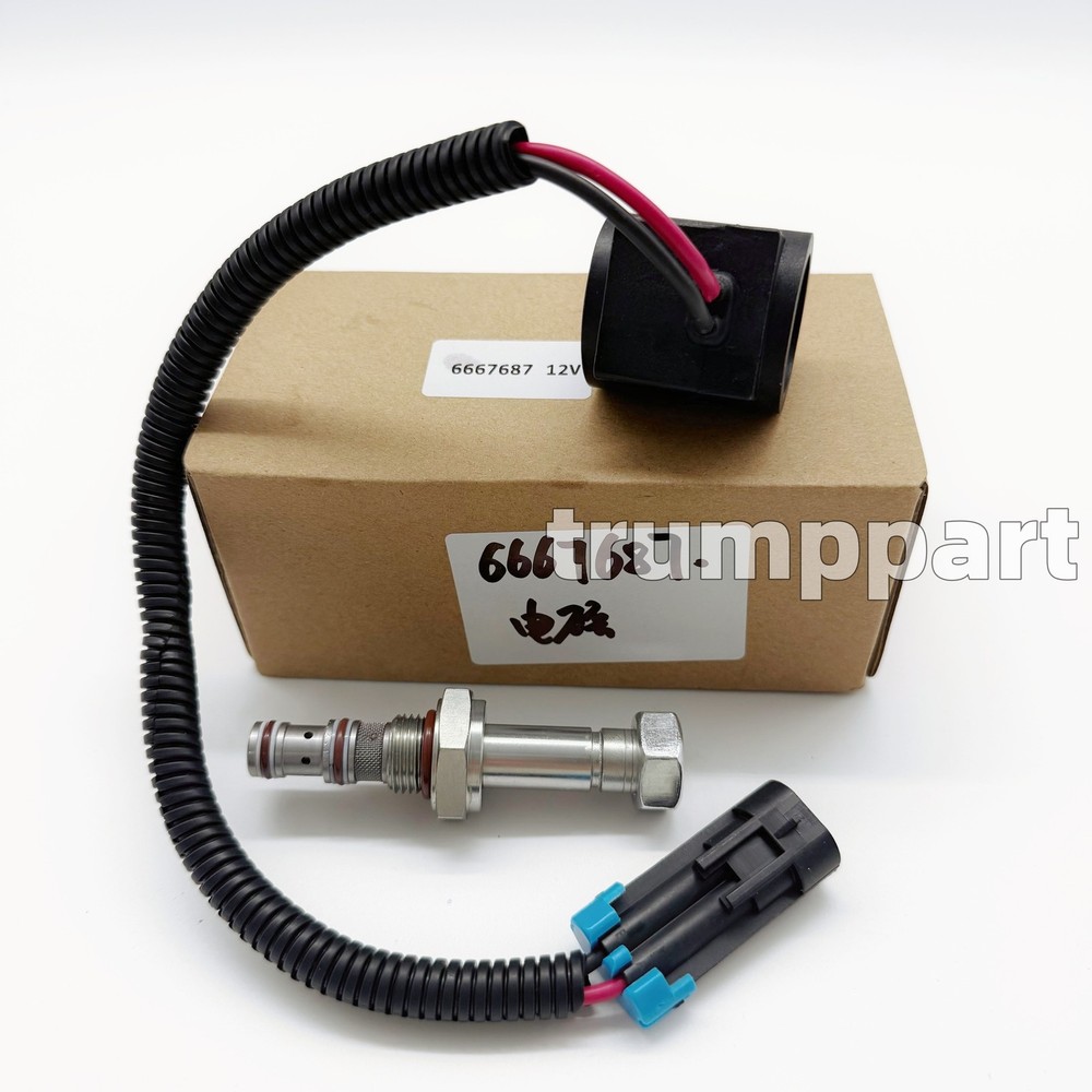 12V Solenoid Valve 6667687 6309311 6671025 for Bobcat 653 751 753 763 773 863