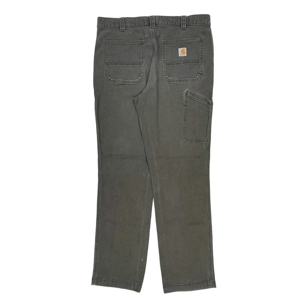 Relaxed Fit Carhartt Carpenter Pants - 35W 32L Gray Cotton