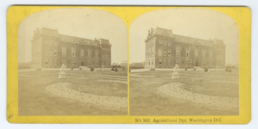 G2198~ WASHINGTON DC Agriculture Dept c1870s Stereoview – Kilburn