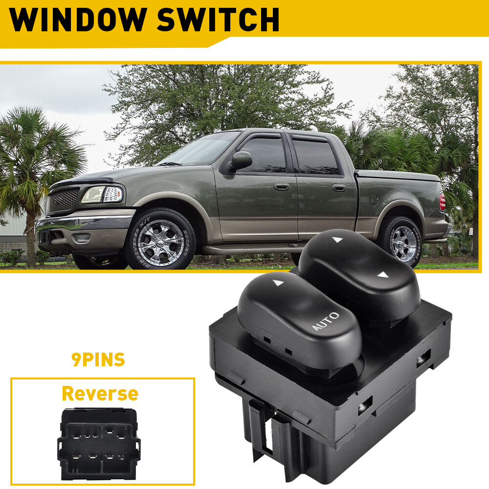 Power Window Switch Front LH Left Driver For Ford F150 F250 Truck 1999-2002 New