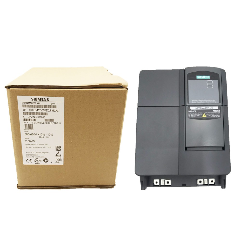 New In Box   6SE6420-2UD27-5CA1 AC Drive Inverter 7.5KW 380V  #F5