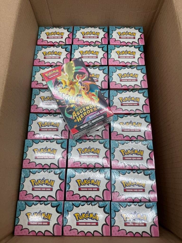 Lot of (25) Pokemon TCG Ascended Heroes ME02.5 Booster Bundles SEALEDPROBSTEIN is actively accepting consignments !!