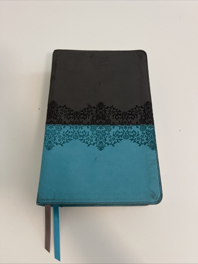 NIV Life Application Study Bible 3rd Edition Zondervan Gray Teal Clean Pages