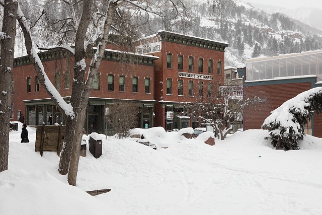 Photo:Telluride Colorado 2016 Main Street Heavy Snow Scene