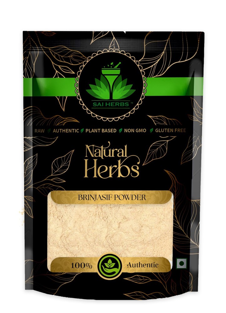SAI HERBS Brinjasif Powder - Brinjasaf Powder - Achillea Millefolium Linn Powder