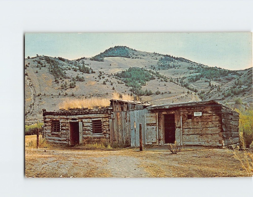Postcard Bannack Montana's First Territorial Capital USA