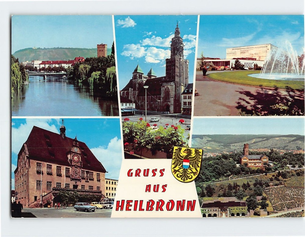 Postcard Scenes & Views Heilbronn Germany