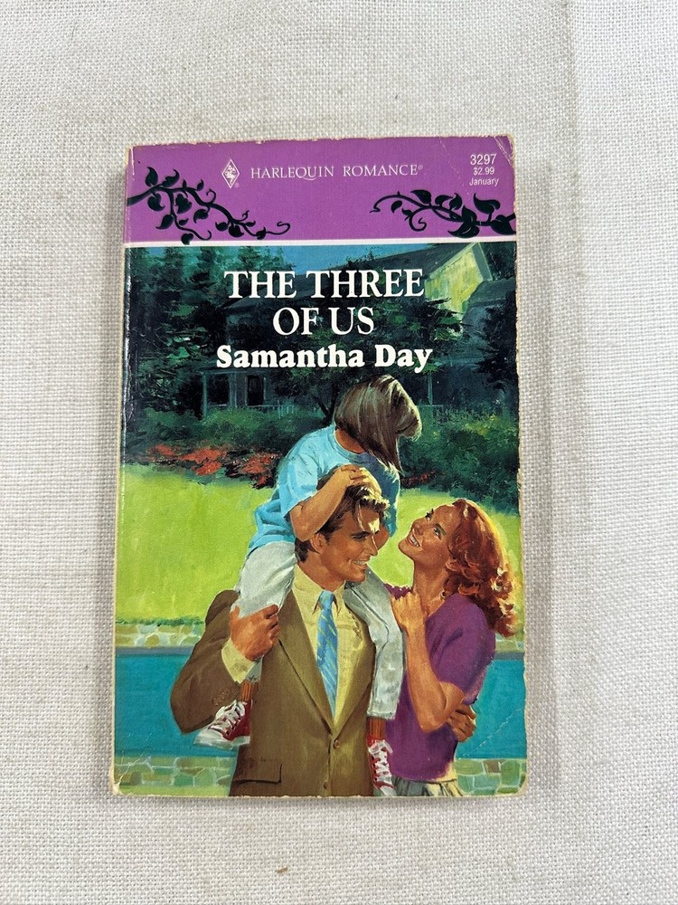 The Three of Us Samantha Day 1994 Harlequin Romance Novel Paperback