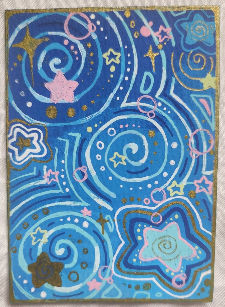 ACEO Art Card Star Kissed Waters by samicostudio