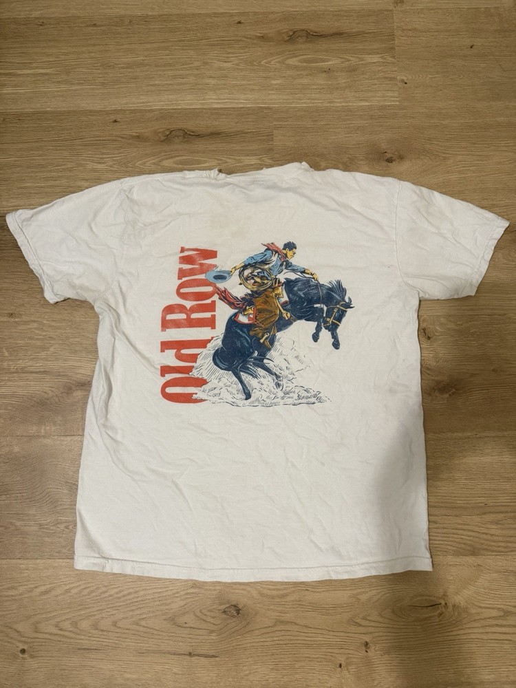 Old Row Marlboro Inspired Western Graphic Tee with Bronc Rider