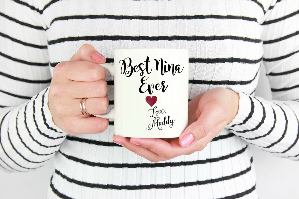 Personalized Nina Mug Spanish Aunt And Uncle Spanish Pregnancy Reveal Filipino