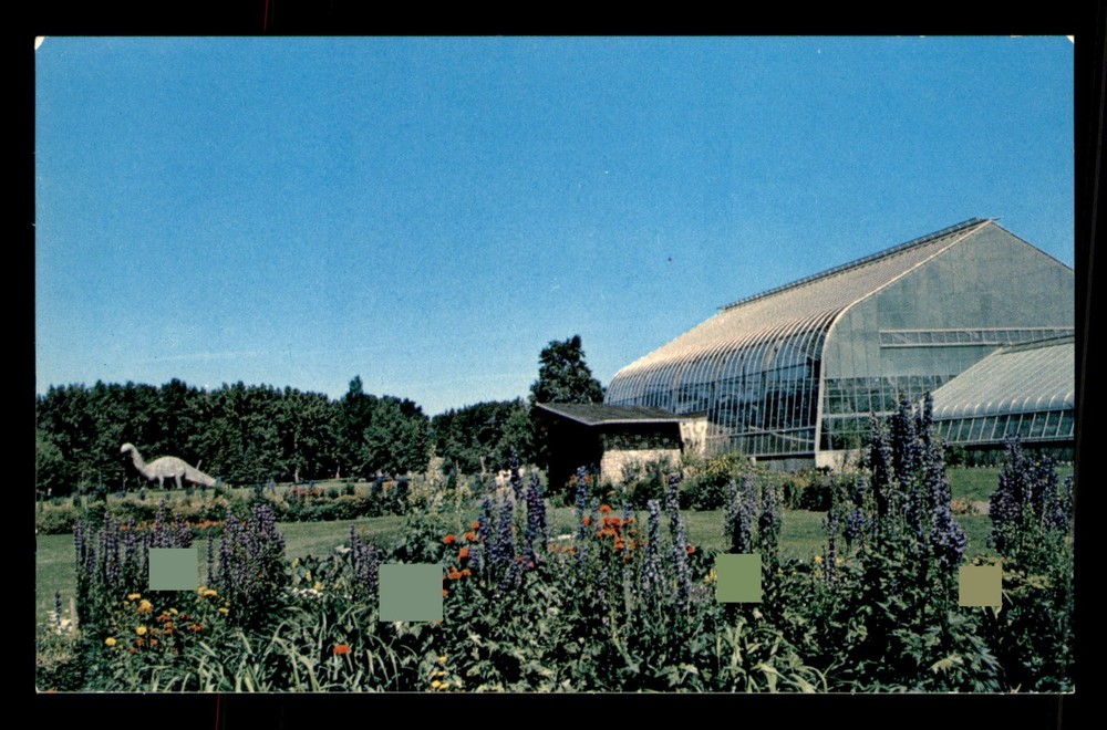 The Calgary Zoo Calgary Alberta Canada Birdhouse Garden Postcard Unp
