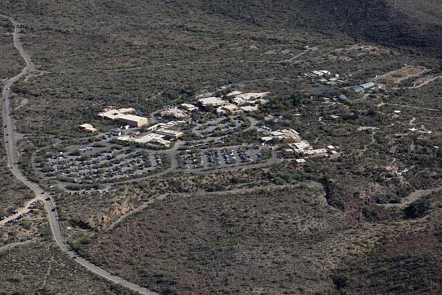 Photo:Tucson Arizona 2019 Aerial View Tucson Mountain Park West Town