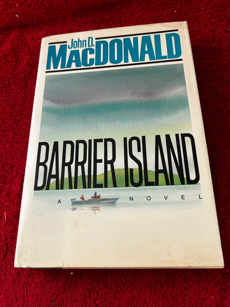 Barrier Island John D. MacDonald 1986 Hardcover Dust Jacket 1st edition