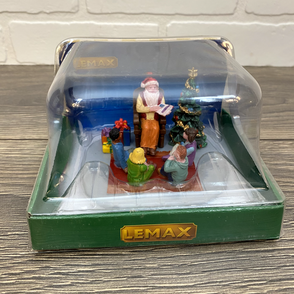 Lemax Storybook Santa Christmas Village Accent 93435 Holiday Decor-image